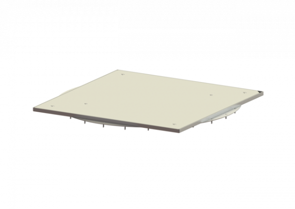 KESSEL Abdeckplatte L 15, inkl. 30 Schrauben, Dichtung