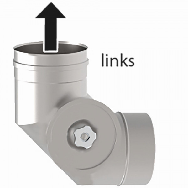 Fröling Bogen 87Grad Dm130 Reinigung seitlich links