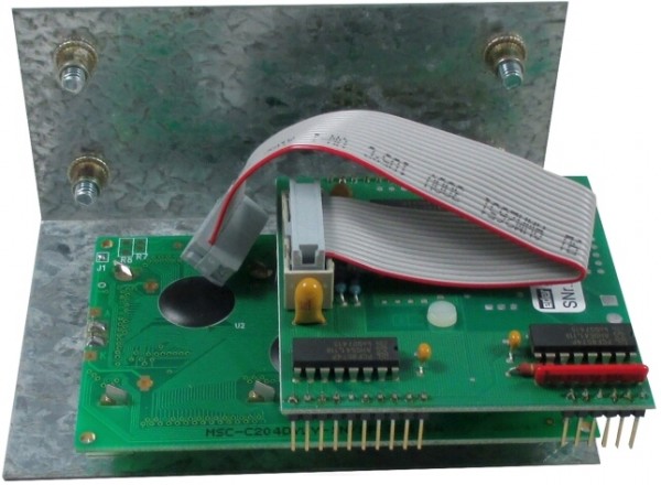 Wolf Display m Halteblech u Kabel f Pellevent m