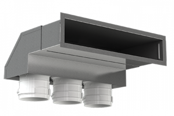 Blauberg BLAUFAST RPWB 300X55/63X3 M Metall-Ventiladapter für die Wand