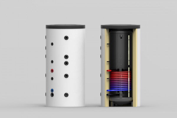 Thermic Energy Pufferspeicher SPS-1W 300 1 WT, EEK A, silber