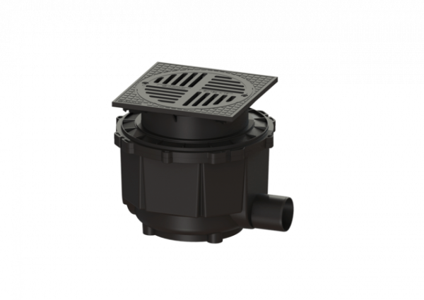 KESSEL Hofablauf System 400, DN 100, A, 380 - 510 mm