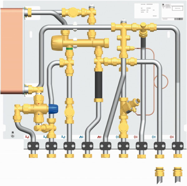 PAW HomeBloC Basic WRF WT 50 VA, gem. ungem PM-Regler 20 l/min TWW-Mischventil