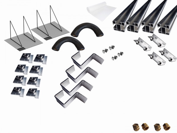 Thermic Energy Montagepaket 2er Erweiterung FK253 Flachdachaufständerung 20Grad