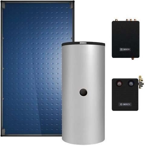 Junkers Bosch Systempaket SHU Kollektor SO592, SO5000TFV, mit SBH