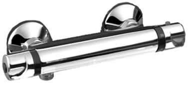 Herzbach Thermostat Brausebatterie Kappa Brauseanschluss 1/2" chr