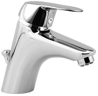 Herzbach WT Einlochbatterie Kappa m Zugst Ablaufgarn. Niederdruck chr