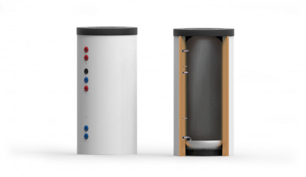 Thermic Energy Edelstahlspeicher EDS 500 EEK B, silber