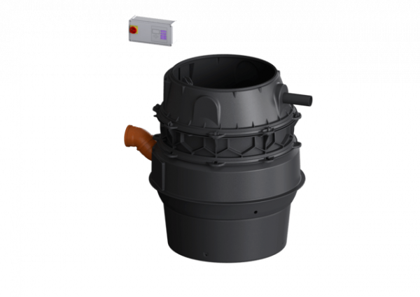 KESSEL Pumpstation Aquapump XL Duo, SPF 1500-S1, niedrigster Einbau