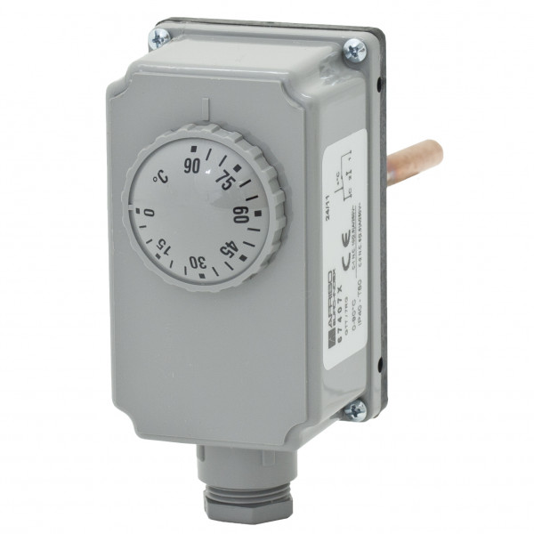 ESBE Tauchthermostat TIA122 SPDT 0-90 Grd., 100mm