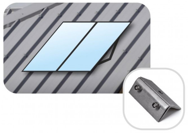 Thermic Energy Montagepaket 2er Grundset für FK253 Blechfalz 45Grad