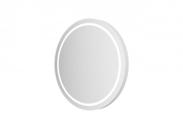 ESS Spiegel Mirror Iseo Rund Creme 60 cm, Leiste