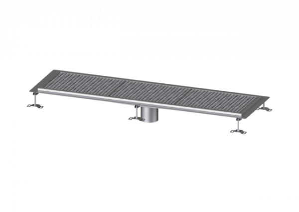 KESSEL Kastenrinne Ferrofix Klebeflansch H: 15 mm, 400 x 1550 mm