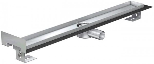 ACO Duschrinne E line DN 40/50 Aufkantung links 800mm