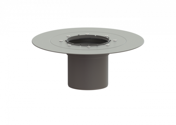 KESSEL Verlängerungsstück H: 140 mm, mit Klebeflansch