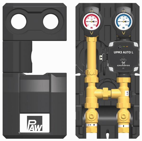 PAW HeatBloC K36 DN 20 RL-Hochhaltg. therm Ventil 60 GF UPM3 Auto L 15-70/PP3