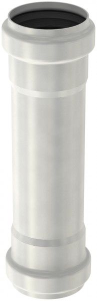 ACO Abflussrohr PIPE ES 1.4301 mit Doppelmuffe 2000mm DN 100