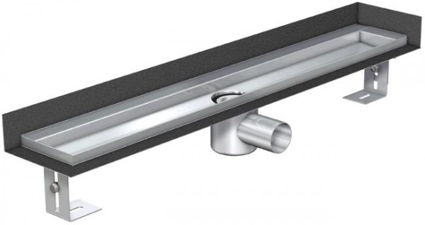 ACO Duschrinne ShowerDrain E DN 50 Aufkantung hinten und rechts 800mm