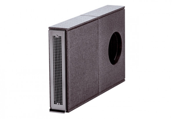 MAICO Laibungselement PP 45 LE mit Edelstahl-Abdeckung, für PP 45