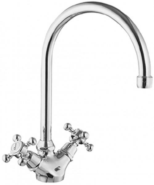 Herzbach Zweigriff Spültischb. Anais Ausldg 185mm gold