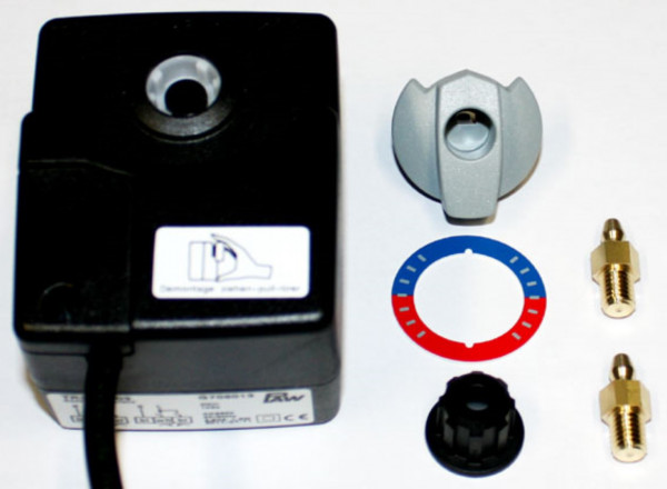 PAW Stellmotor SR2 230V AC, 2 Nm 105s/90 1.5 m Kabel, Rastmontage