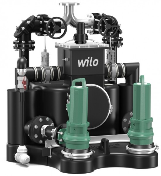 Wilo Abwasser Hebeanlage EMUport CORE m Feststofftrennsystem T 20.2 10B DN 80