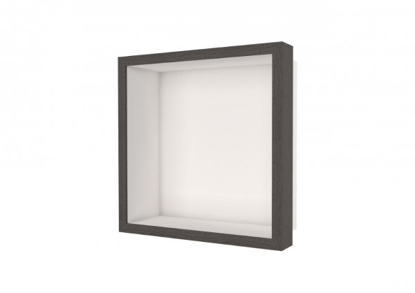 ESS Wandnische W-BOX Niche Creme Rahmen: Oak - Wenge, 300x300x100