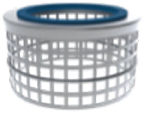 INTERDOMO Alu Zuluftgitter DN 80 / 125