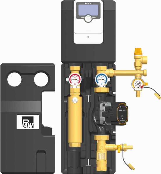 PAW SolarBloC maxi Basic 2-Strang Flowmet Reglr SC2.3 GF UPM3 Solar 25-145