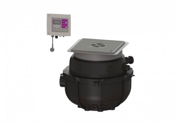 KESSEL Hebeanlage Aqualift S Compact Tronic, GTF 1200, Bodenplatte, schwarz