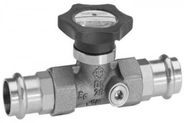 ABA Kolbenventil RG o Entl Pressanschluss 18mm