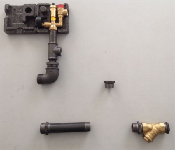 Kesselanschluß-Set 1 1/2" mit 2,5 bar Sicherheitsgruppe für ATMOS