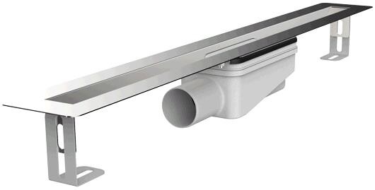 ACO Duschrinne ShowerDrain S DN 50, Einbauhöhe 80 110mm 1500mm