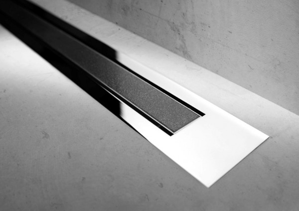 ESS Duschrinne Modulo TAF Design Z-4 Poliert, 90 cm, Fliesen