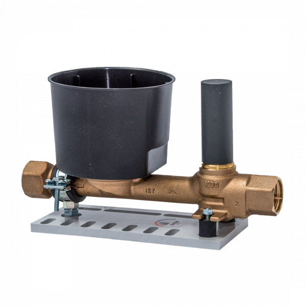 DELTAMESS Traverse Koax 2", Unterputz 3/4 IG Rotguss, Spindelventil 1