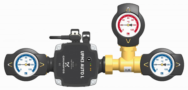 PAW RL Hochhaltg RHT DN 20 Thermisches Ventil 60 C 3/4" IG GF UPM3 Auto 15-70