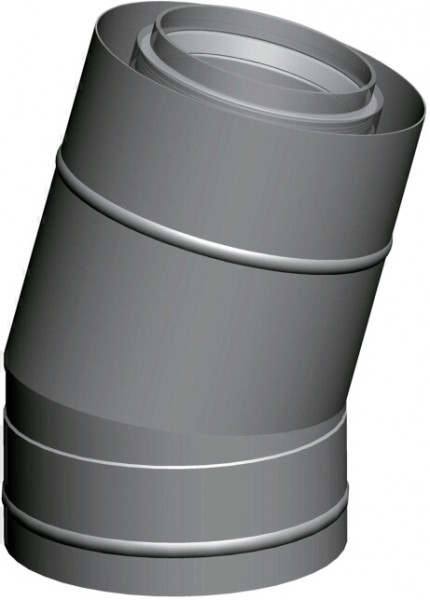 Wolf Bogen a Edelstahl/Polypropylen DN 160/225 90 G