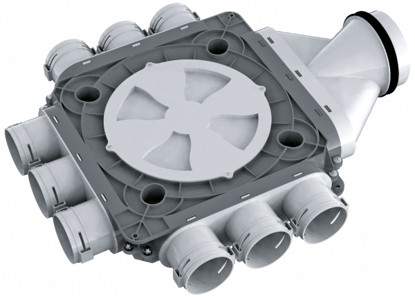 Blauberg BlauFast SR 125/63x9 51P Kunststoffverteilerkasten