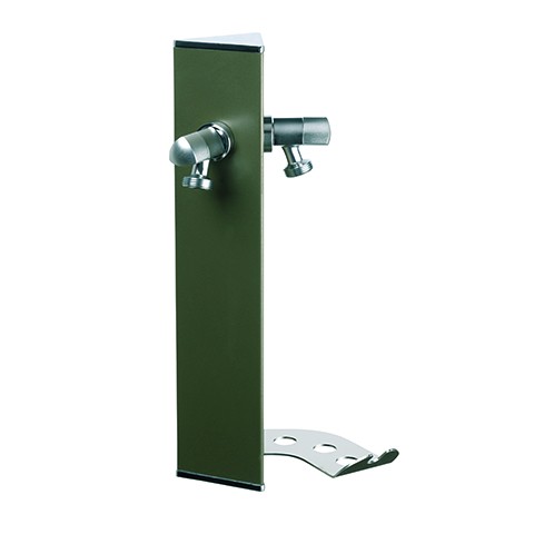 ewuaqua iWater Aquapoint Wall grün Wasserzapfstelle zur Wandaufh., Alu