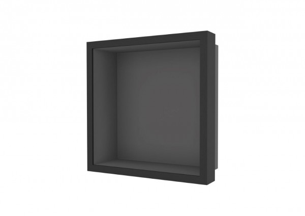 ESS Wandnische W-BOX Niche Anthrazit Rahmen: Oak - Ebenholz, 300x300x100