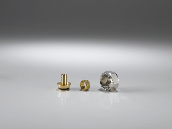 EMPUR PUR-THERM Klemmverschraubung für Alu- Verbundrohr, 3-teilig, 14x2,0, 10 Stück