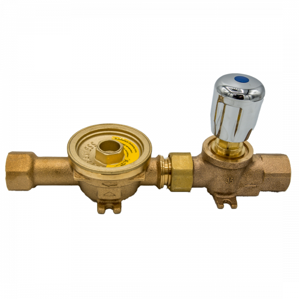 DELTAMESS Montagestrang TKS, Aufputz 3/4 IG Rotguss, AZK-Ventil