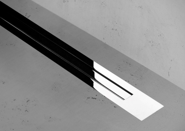 ESS Duschrinne XS Z-4 Poliert 110 cm, abdeckung poliert