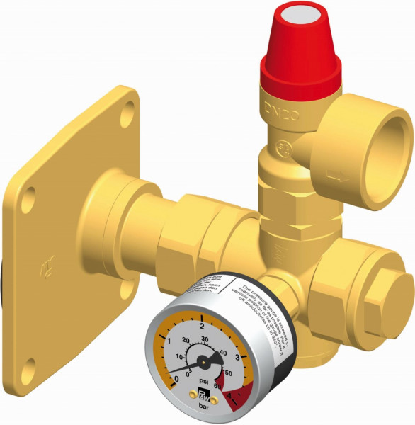 PAW Si Set MV DN 32 100 kW, SV 3/4" x 1" , 3 bar Manometer 0 4 bar, d = 50 mm