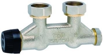 Honeywell H Anschlussblock Therafix 2 Rohr Installation RG ma vn Eck 1/2"