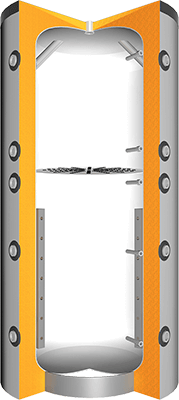 Pufferspeicher ohne Wärmetauscher Typ JPSL 1500, 1498 l