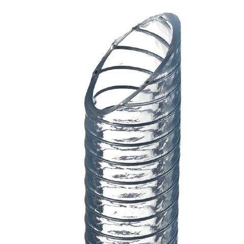 ewuaqua iWater Metal-Flex 1 1/2", 30 m PVC-Spiralsaug- und Druckschlauch
