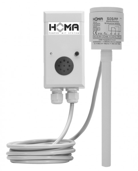 HOMA Alarmschaltgerät AL3 mit Staudruckschalter 10 m Kabel