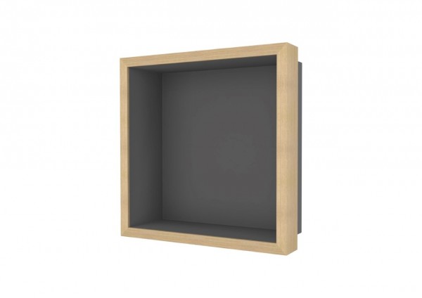 ESS Wandnische W-BOX Anthrazit Rahmen, oak - natural, 300x300x100