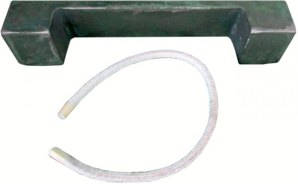 Wolf Abbrandplatte m Dichtschn 12x12x860mm f HVG 29/34/48